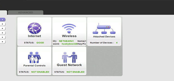 netgear router admin page